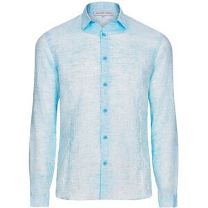 Orlebar Brown Giles Linen pale blue XXL 007 Spectre